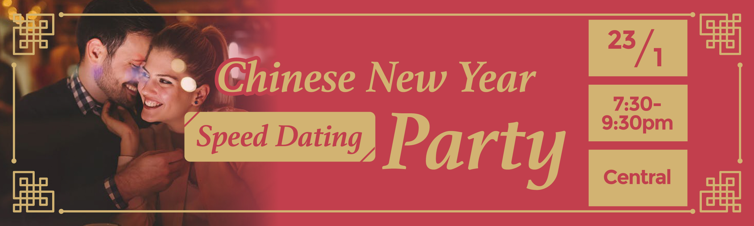 最新Speed Dating約會消息: Chinese New Year Party ‧ Remain M:20 F:24